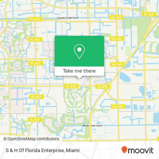 Mapa de S & H Of Florida Enterprise