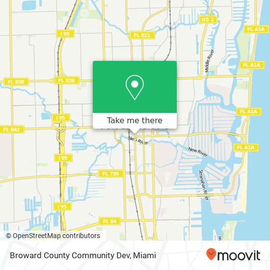 Mapa de Broward County Community Dev