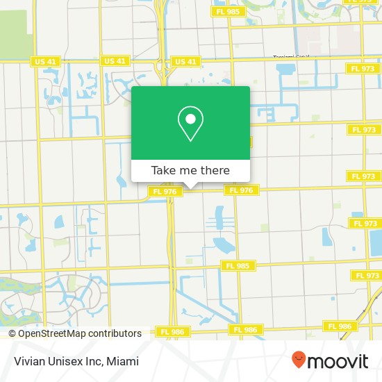 Mapa de Vivian Unisex Inc