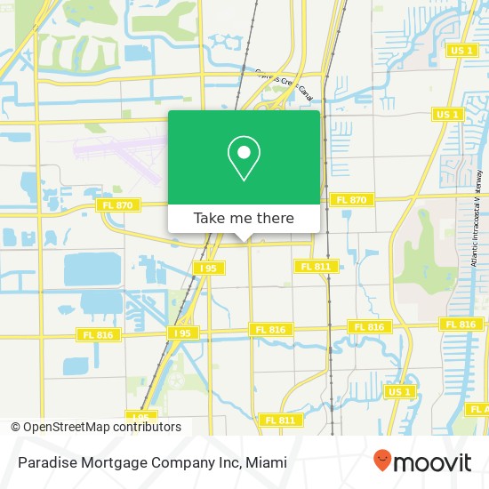Mapa de Paradise Mortgage Company Inc