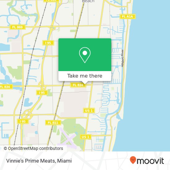 Mapa de Vinnie's Prime Meats