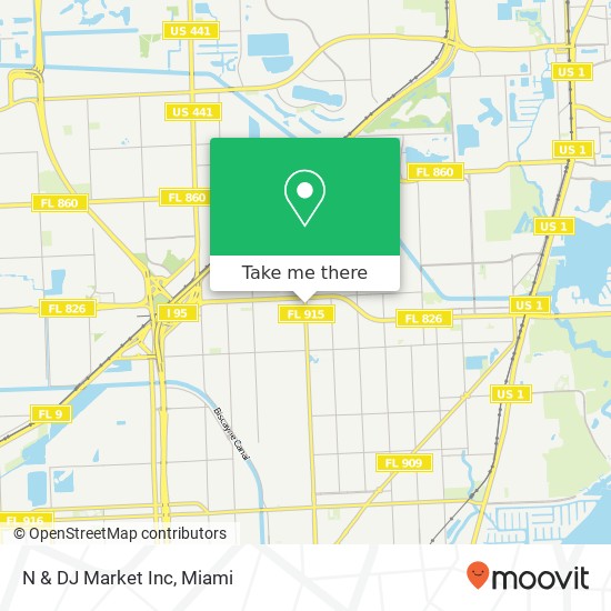 N & DJ Market Inc map