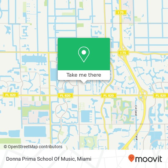 Donna Prima School Of Music map