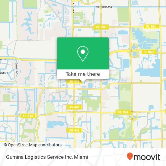Mapa de Gumina Logistics Service Inc