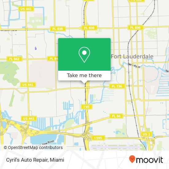 Cyril's Auto Repair map