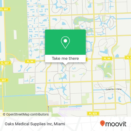 Mapa de Oaks Medical Supplies Inc