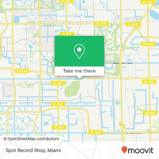 Spot Record Shop map