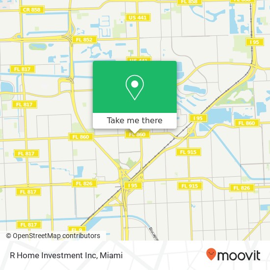 Mapa de R Home Investment Inc