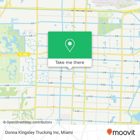 Donna Kingsley Trucking Inc map