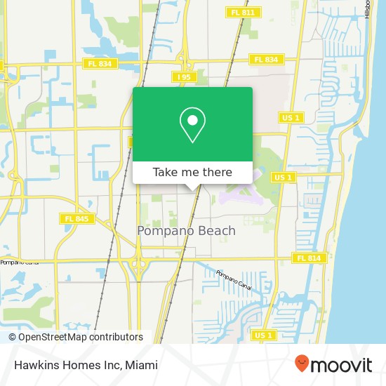 Hawkins Homes Inc map