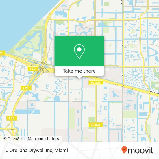 J Orellana Drywall Inc map