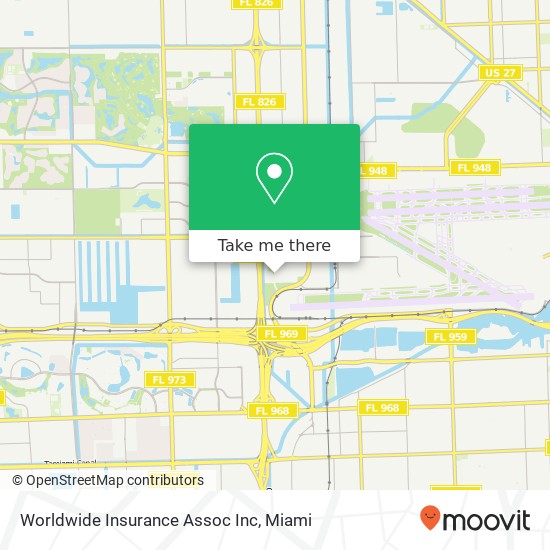 Worldwide Insurance Assoc Inc map