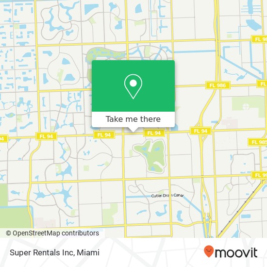 Super Rentals Inc map