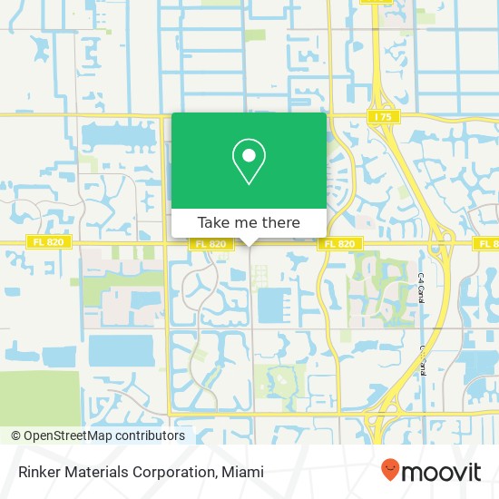 Mapa de Rinker Materials Corporation