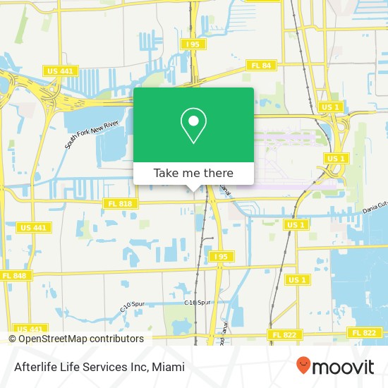 Afterlife Life Services Inc map