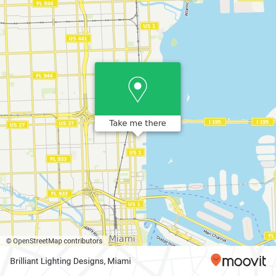 Mapa de Brilliant Lighting Designs