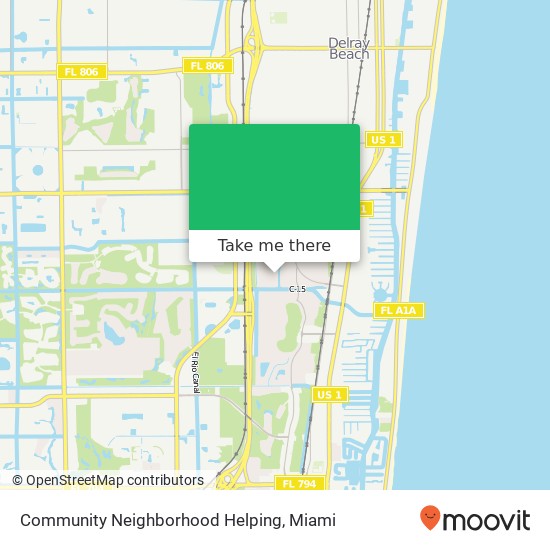 Community Neighborhood Helping map