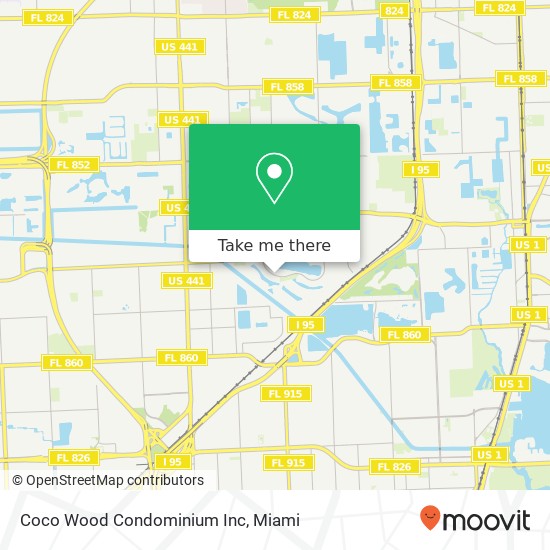 Coco Wood Condominium Inc map