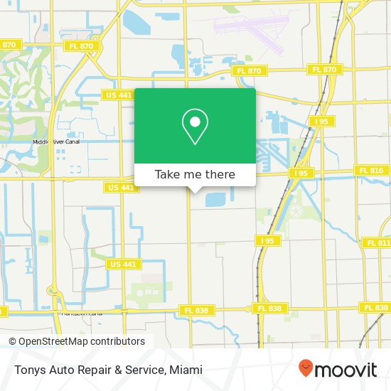 Tonys Auto Repair & Service map