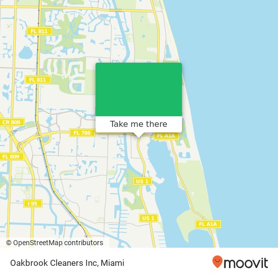 Mapa de Oakbrook Cleaners Inc