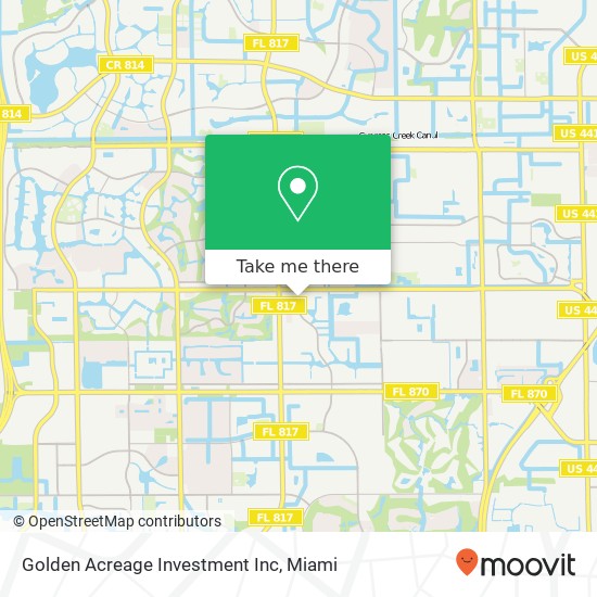 Mapa de Golden Acreage Investment Inc