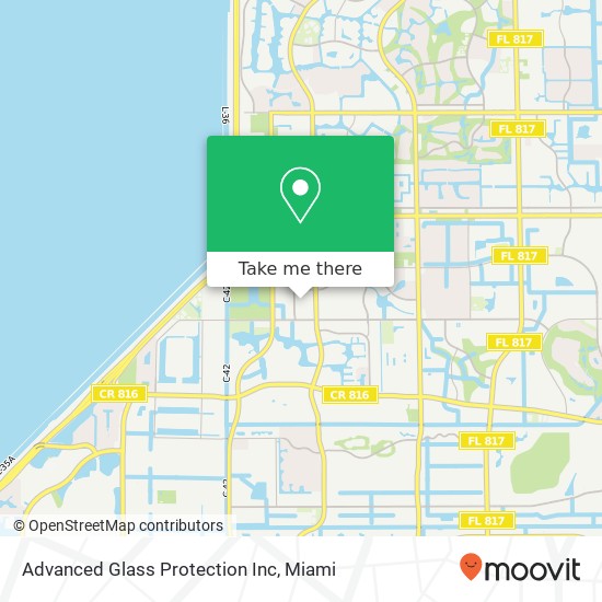 Advanced Glass Protection Inc map