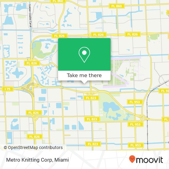 Metro Knitting Corp map