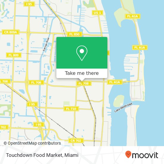 Touchdown Food Market map