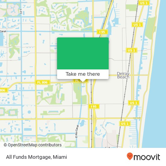 Mapa de All Funds Mortgage