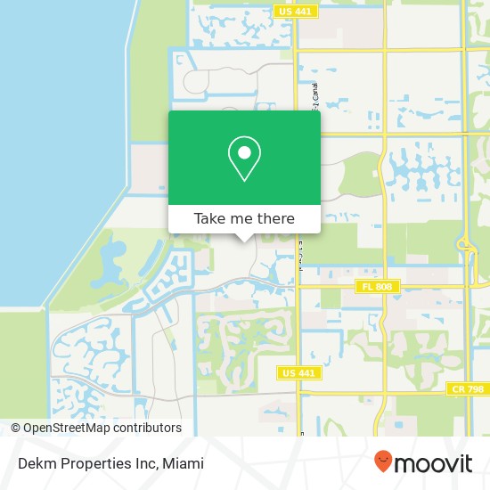 Dekm Properties Inc map