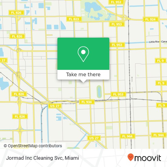 Mapa de Jormad Inc Cleaning Svc