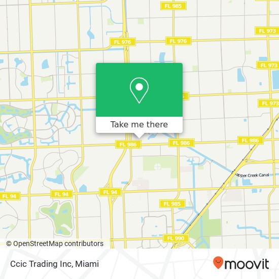 Ccic Trading Inc map