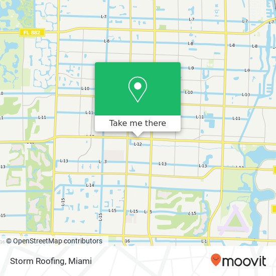 Storm Roofing map