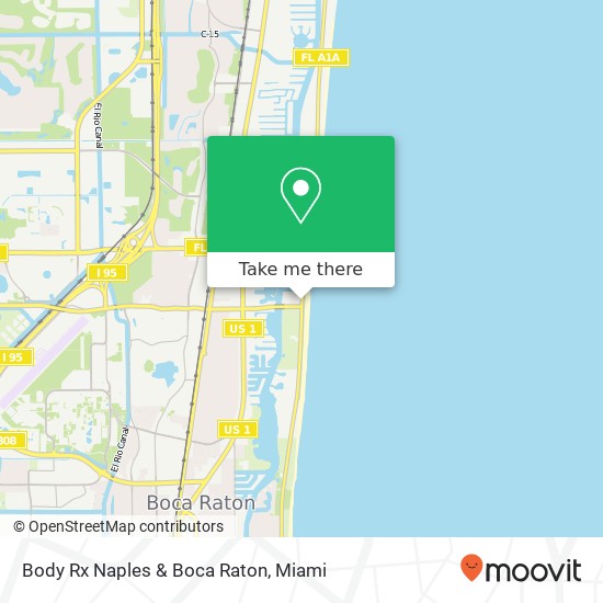 Body Rx Naples & Boca Raton map