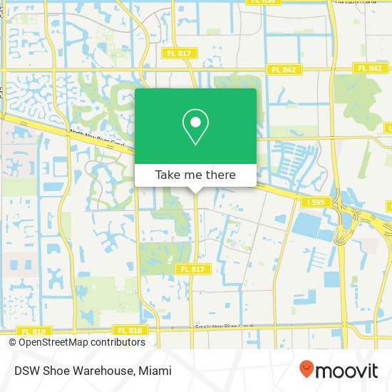 DSW Shoe Warehouse map