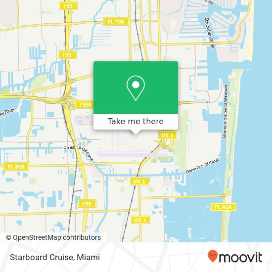 Mapa de Starboard Cruise