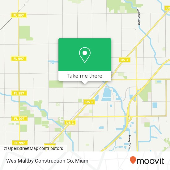 Mapa de Wes Maltby Construction Co