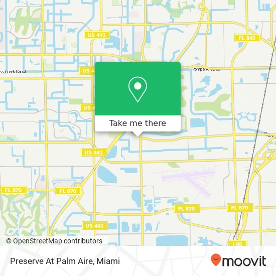 Preserve At Palm Aire map