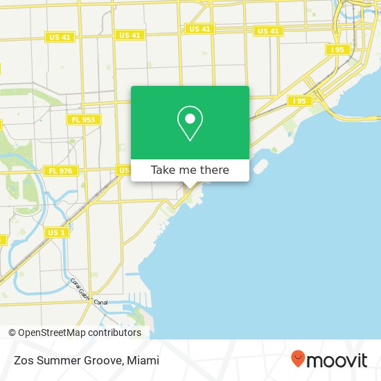 Mapa de Zos Summer Groove