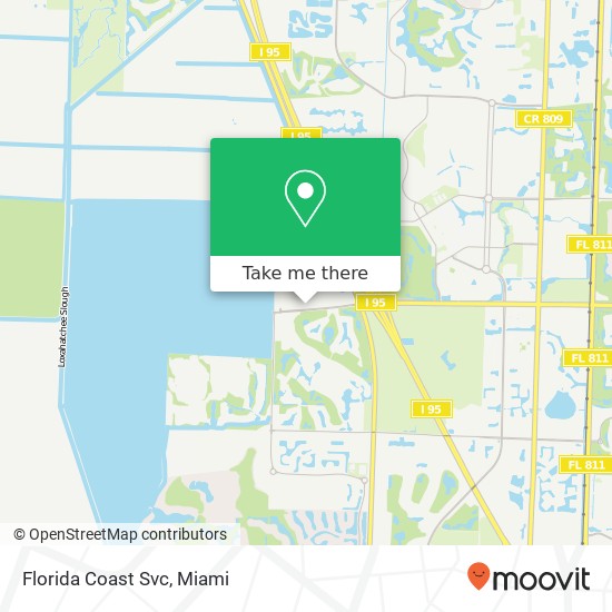 Florida Coast Svc map