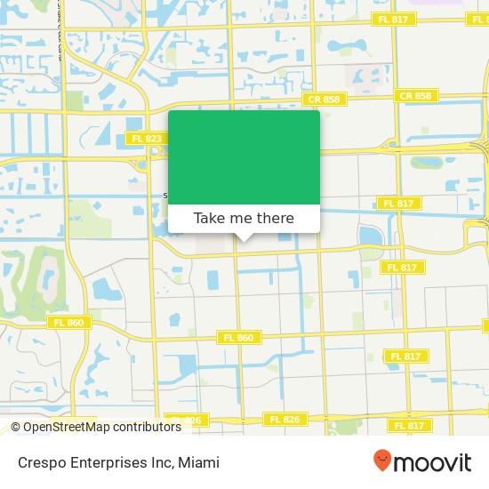 Crespo Enterprises Inc map