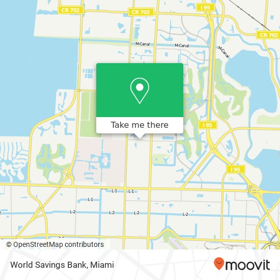 World Savings Bank map