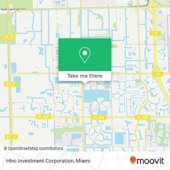 Hlnc Investment Corporation map