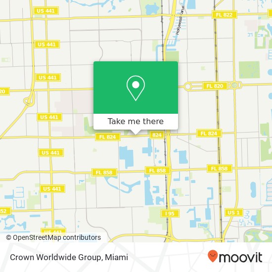 Crown Worldwide Group map