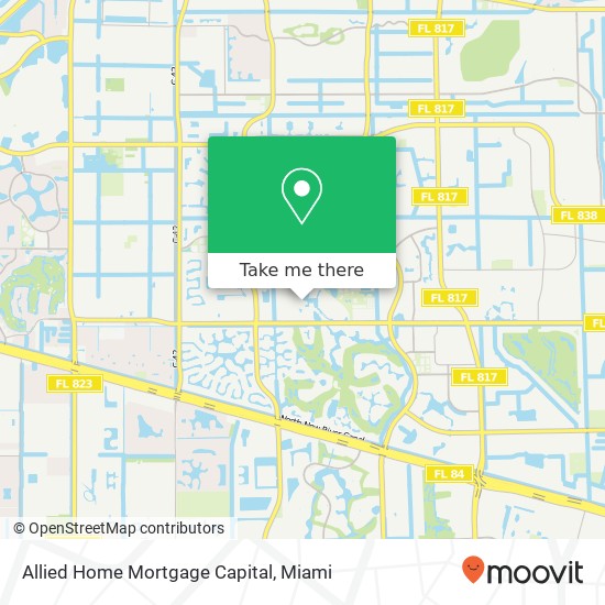 Mapa de Allied Home Mortgage Capital