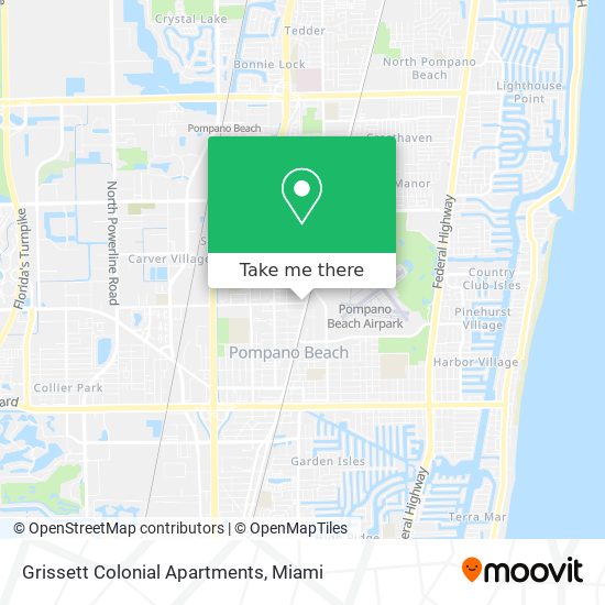 Grissett Colonial Apartments map