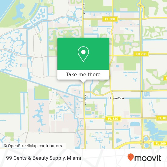 Mapa de 99 Cents & Beauty Supply