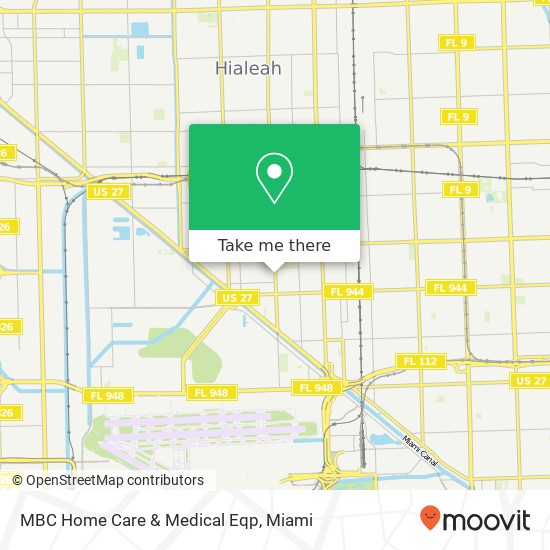 MBC Home Care & Medical Eqp map