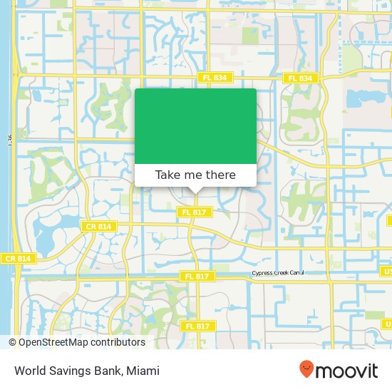 World Savings Bank map