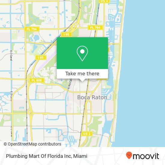 Plumbing Mart Of Florida Inc map